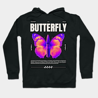 Butterfly Vintage BUllet Streetwear gift Hoodie